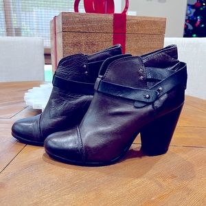 Rag & Bone Harrow Italian leather moto bootie